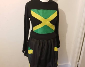 jamaican wrap skirt