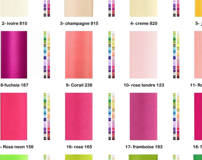 15cm tulle uban, 9m long