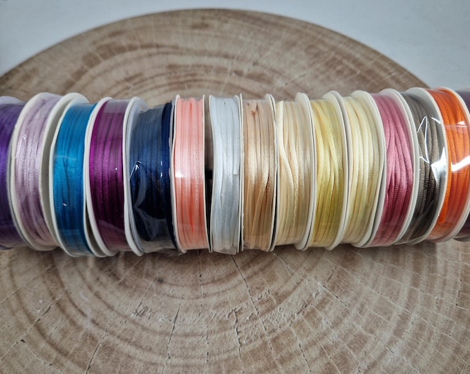 10 m Satin cord of very good quality