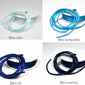 10 m Satin cord of very good quality image 6