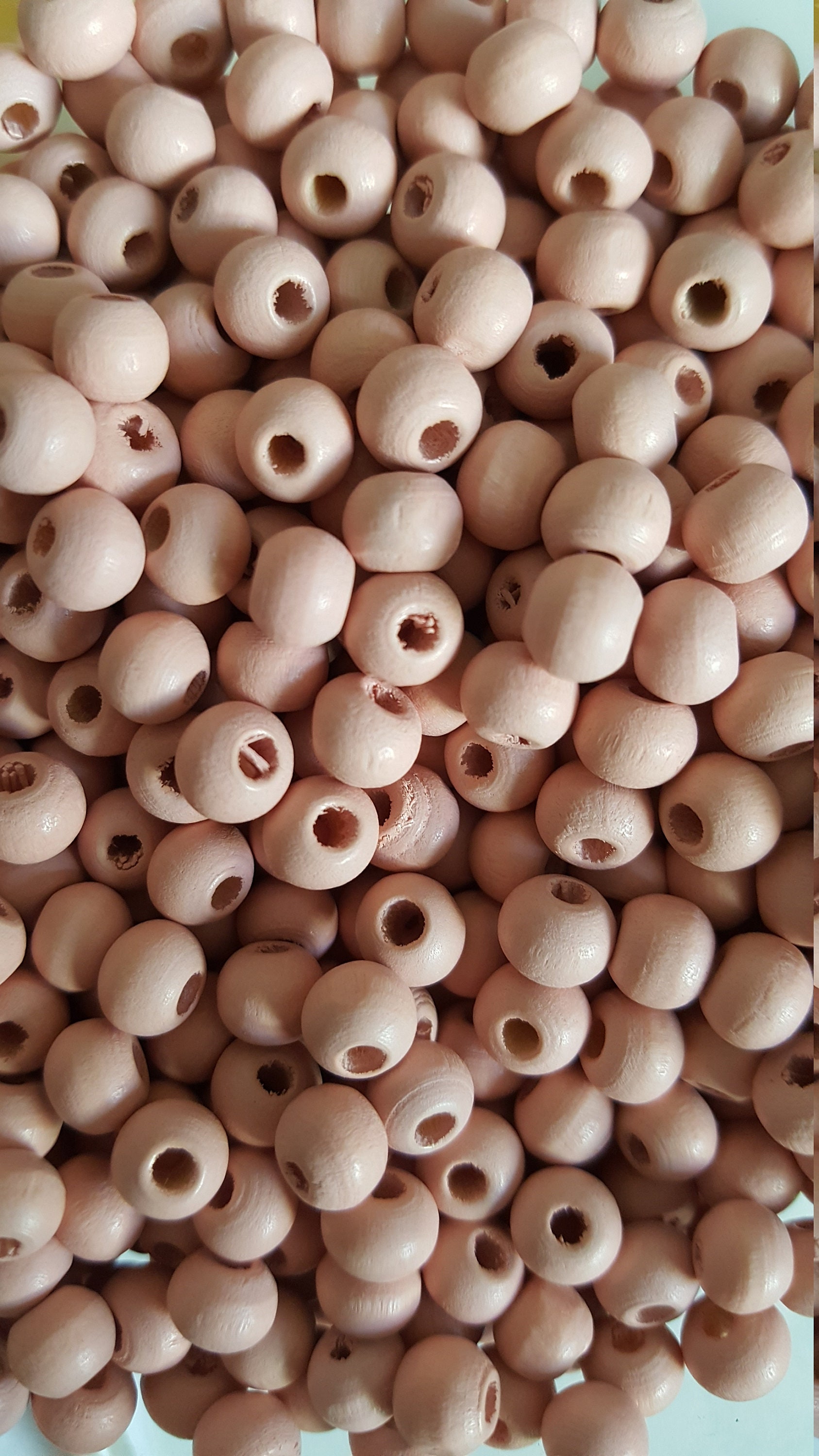6mm round wood beads