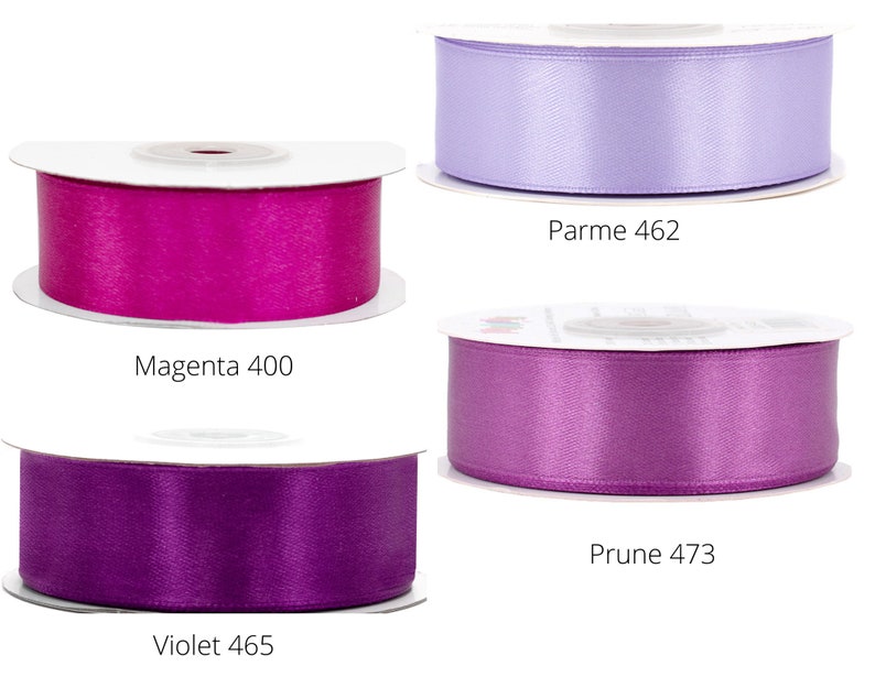 Satin ribbon 25 mm long and 25 m long image 5