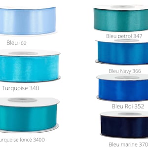 Satin ribbon 25 mm long and 25 m long image 7