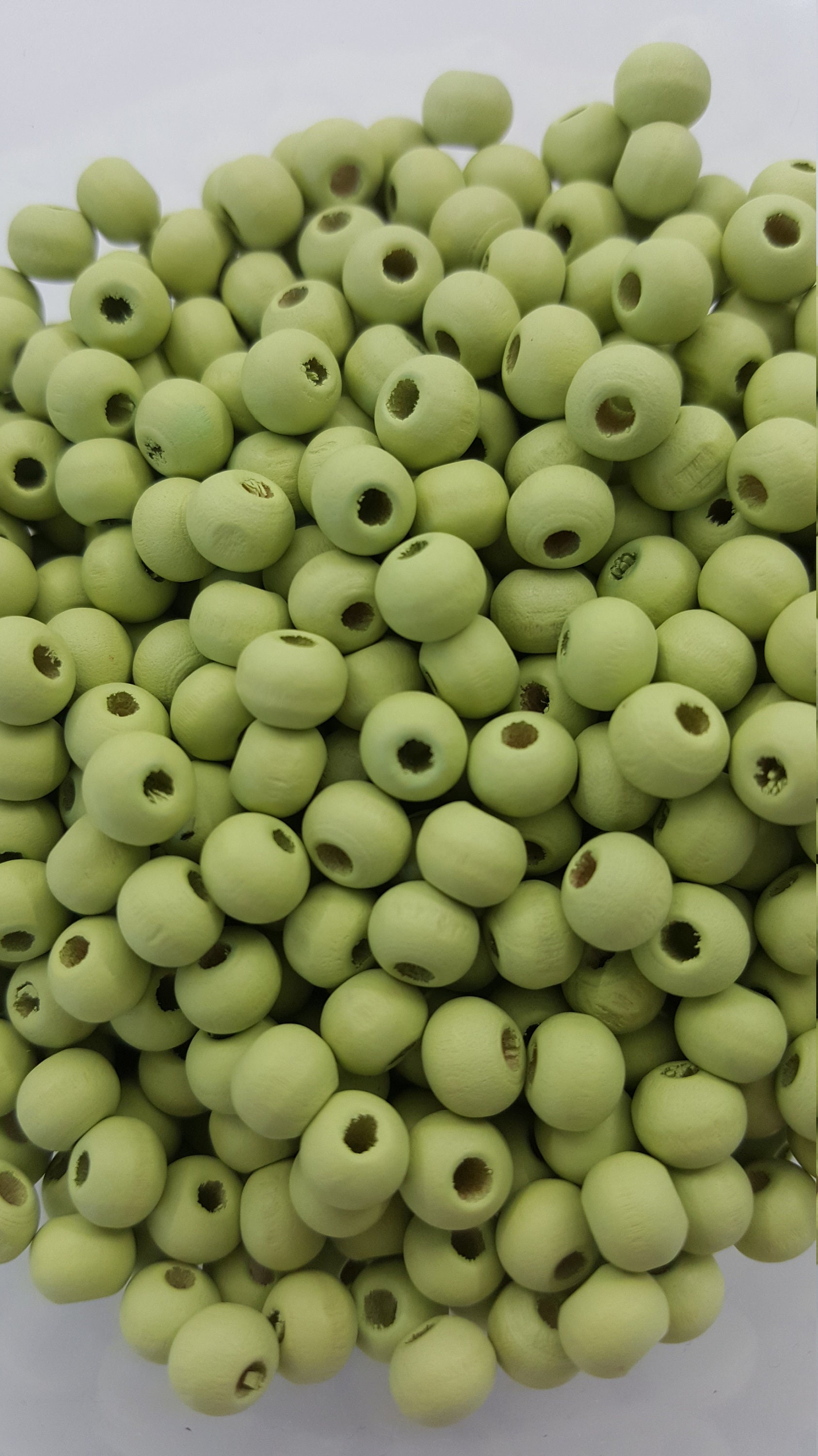 Holzperlen 6 mm Durchmesser 2 mm Loch | Etsy