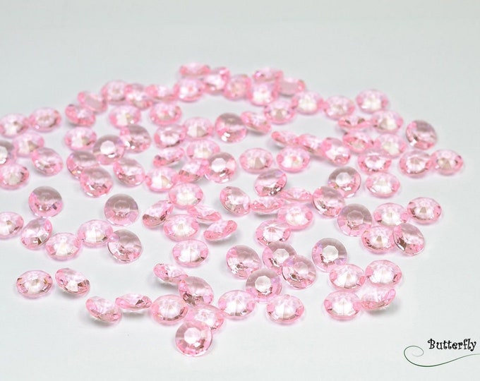 sachet of 100 small stones diamonds decorative plastic