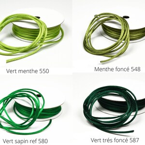 10 m Satin cord of very good quality image 4