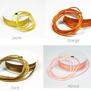 10 m Satin cord of very good quality image 3