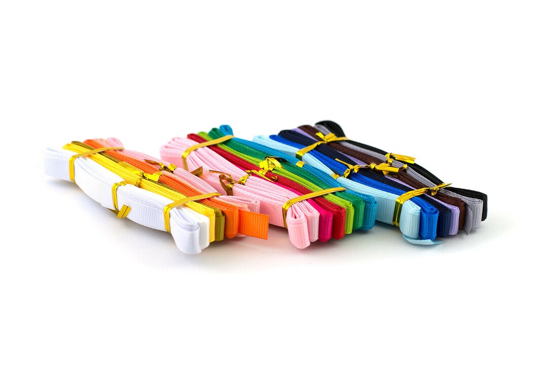 Chenkou Craft Assortis De 18,3 M Ruban Gros Grain Total 20 Couleurs Mix Beaucoup Bulk, 5/8"(15mm