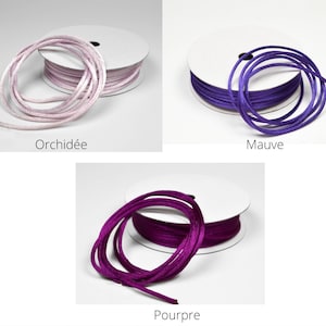 10 m Satin cord of very good quality image 7