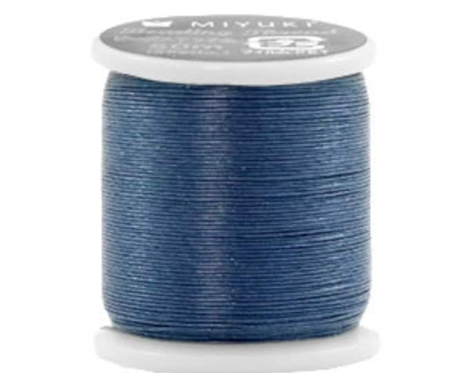 Miyuki Beading thread Denim blue 0.2 mm spool of 50 meters