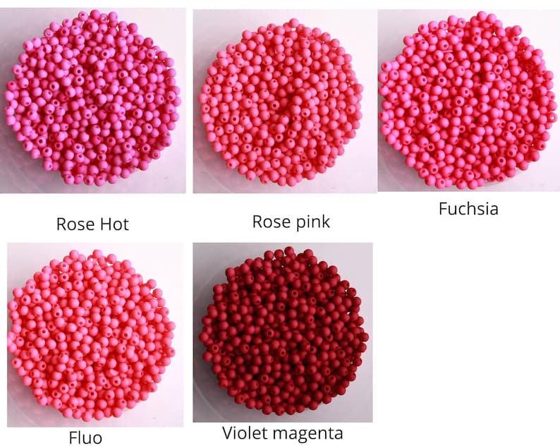 4mm round acrylic beads image 8