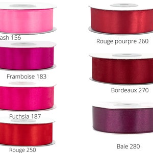 Satin ribbon 25 mm long and 25 m long imagem 4