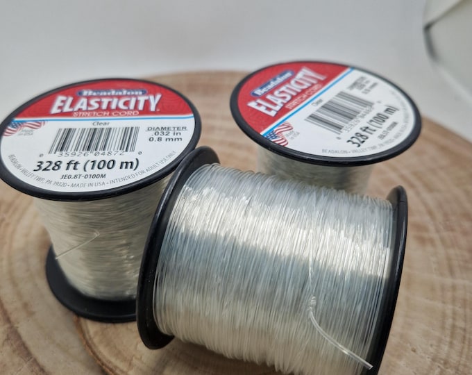 Beadalon elasticity - Clear - 0.5 mm - 100 meter in length