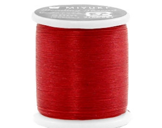 Miyuki Beading thread Red 0.2 mm spool of 50 meters