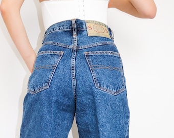 90s vintage sos international jeans high waisted mom's jeans trousers