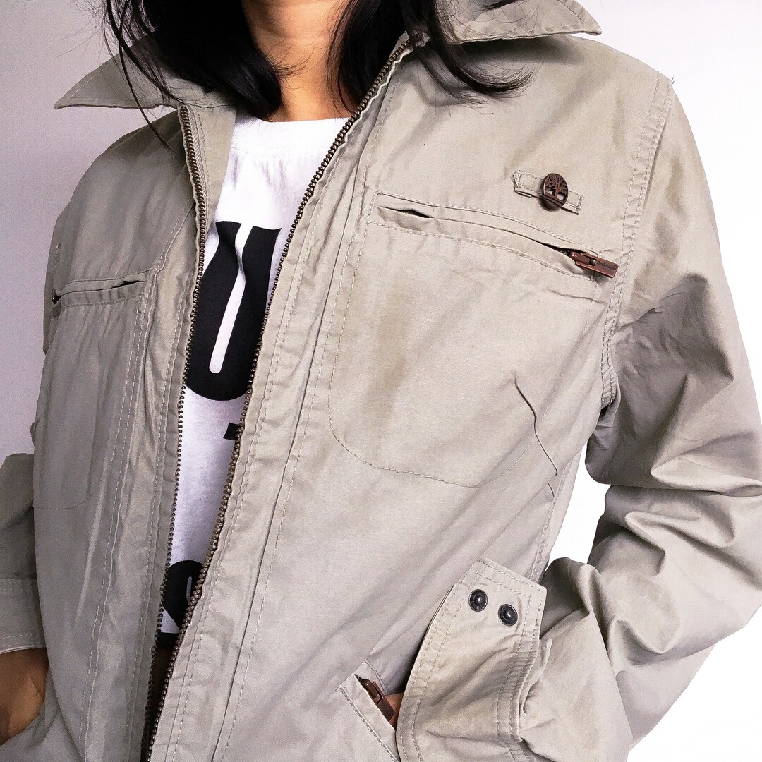 90s〜00s Timberland tech jacket y2k Vintage 90s Timberland Jacket Full Zip Jacket Y2K Men's M