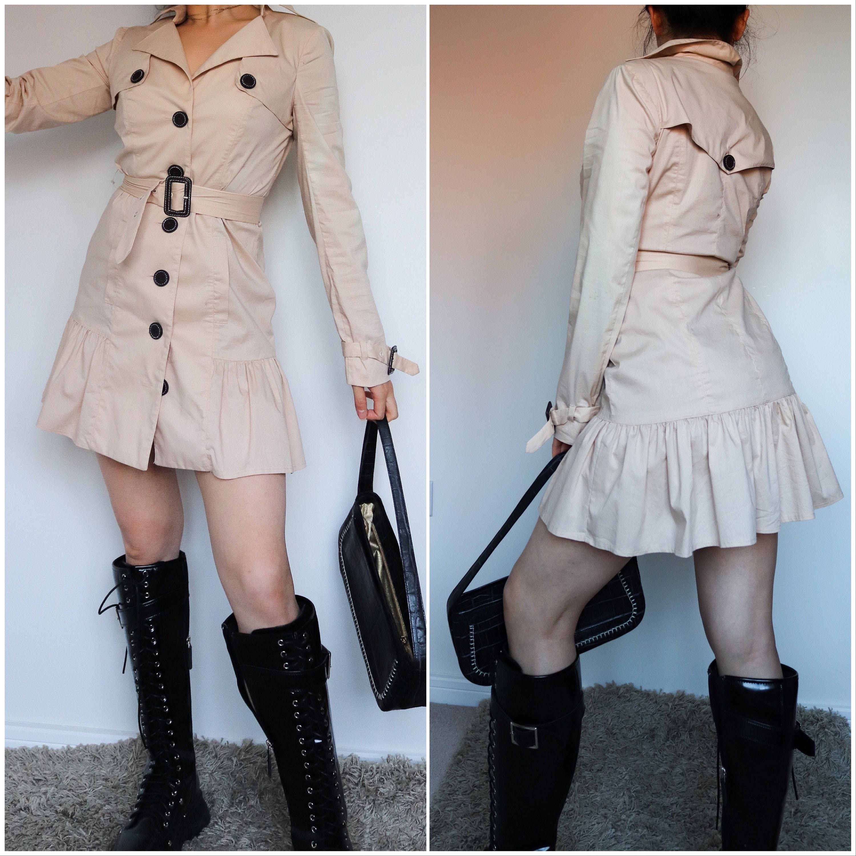 ジャケット・アウター archive burnings sho fur belt coat y2k archive burnings sho fur belt coat y2k メンズ