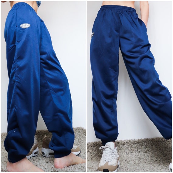 90s Y2K 00s vintage diadora deep navy jogger sport