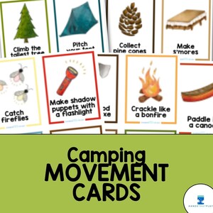 Cartes de mouvement de camping