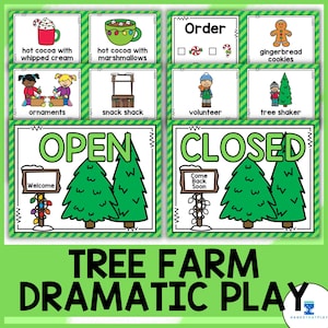 Tree Farm Dramatic Play - Christmas and Holiday Pretend Play
