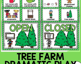 Tree Farm Dramatic Play - Christmas and Holiday Pretend Play