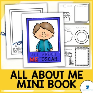 All About Me Mini Book: Back to School Activity