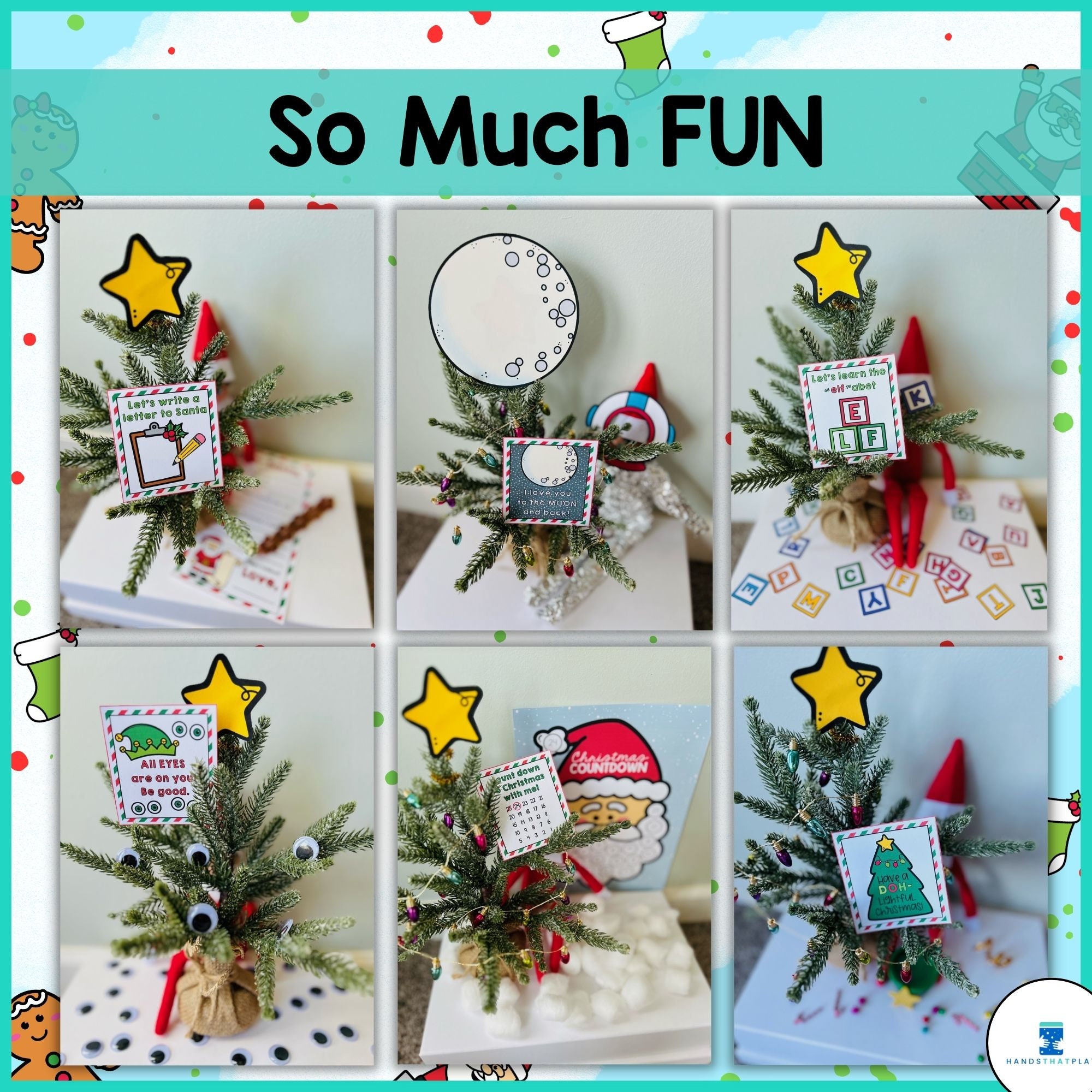 Printable Elf Kit 24 Days of Elf Instruction Kit DIY Printable