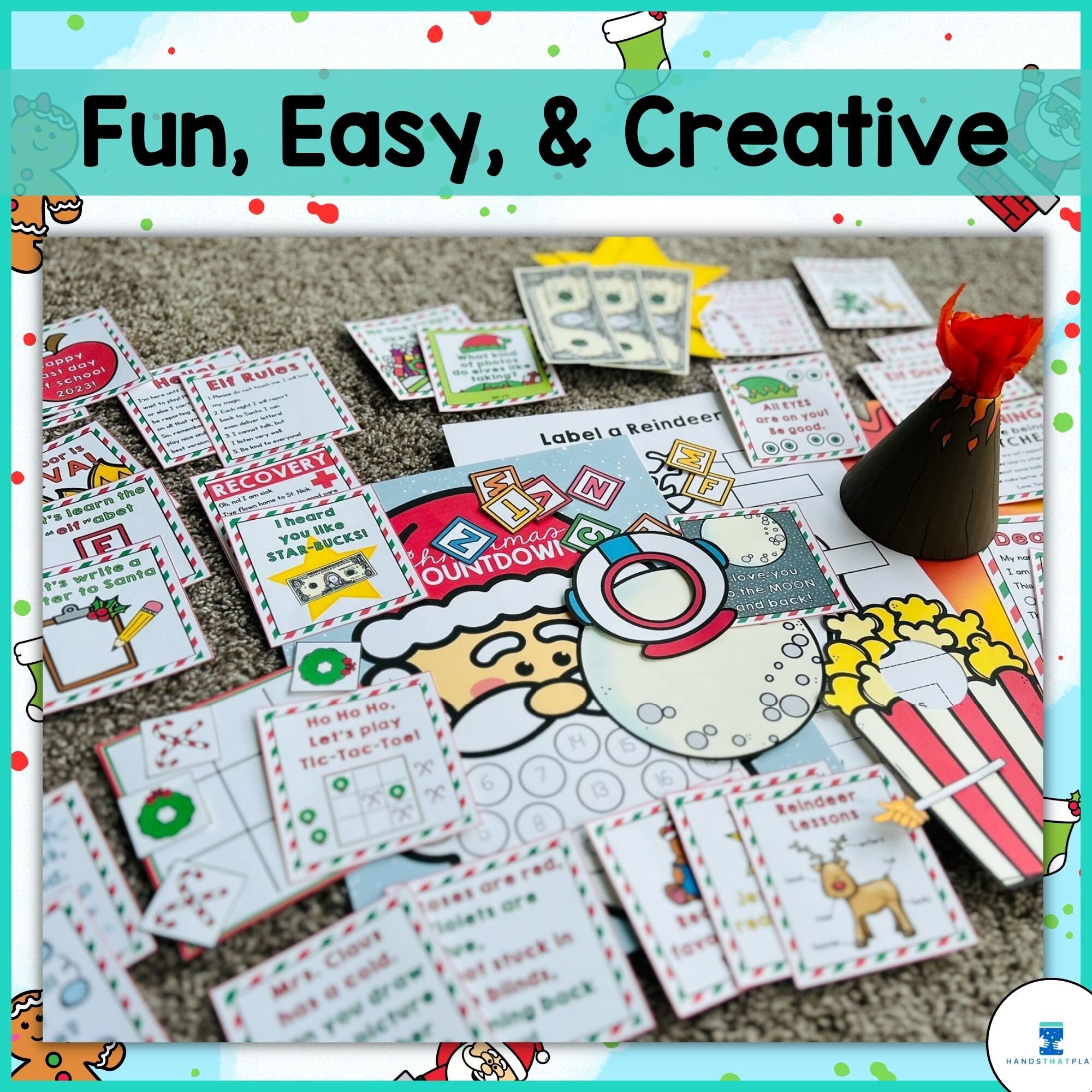 Printable Elf Kit 24 Days of Elf Instruction Kit DIY Printable
