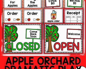 Apple Orchard Dramatic Play | Fall Dramatic Play | Pretend Play for Young Learners