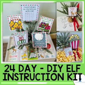 Printable Christmas Elf Activity Kit: 24 Days of Shenanigans (DIY)