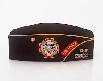 Veterans Of Foreign Wars Vintage Cap, MISSOURI, Life Member, V.F.W. 3600
