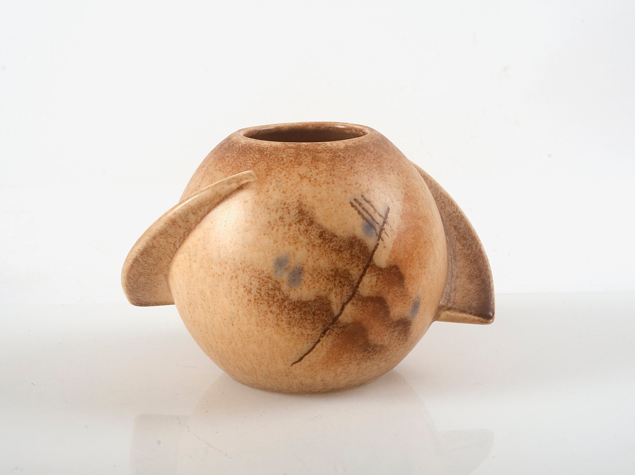 Antique GERMAN 1930'S Bauhaus Pottery Round Vase Vessel W/ Etsy