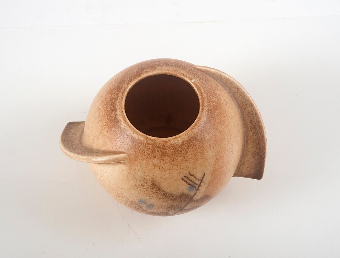 Antique GERMAN 1930'S Bauhaus Pottery Round Vase Vessel W/ Etsy