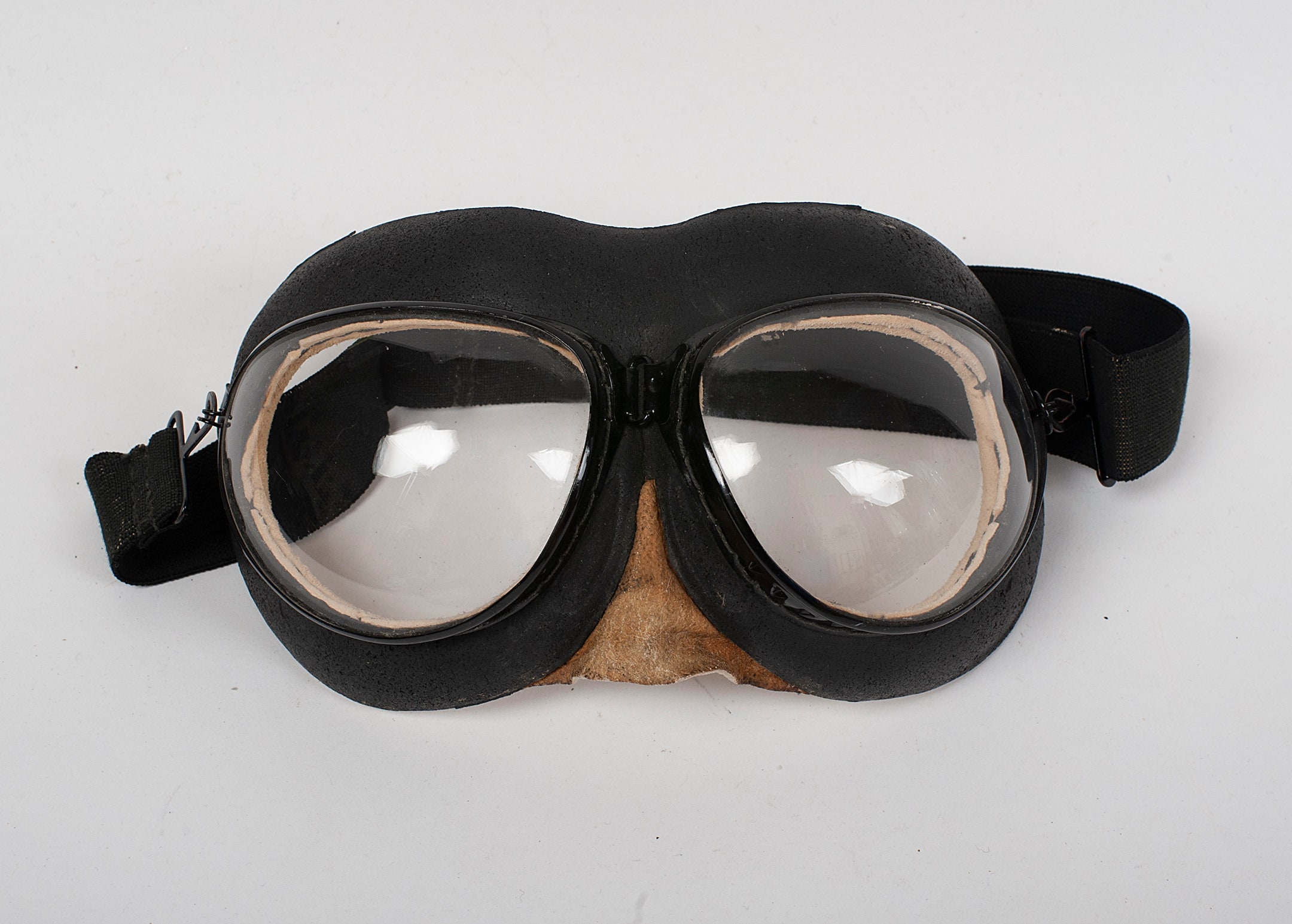 Insect Eye Goggles RARE Vintage Mid-century Aviator Motorcycle Bug Eye Goggles VG ...
