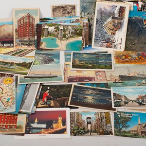 Great Group Of USED Antique And Vintage Postcards, QE II, Scenics More!