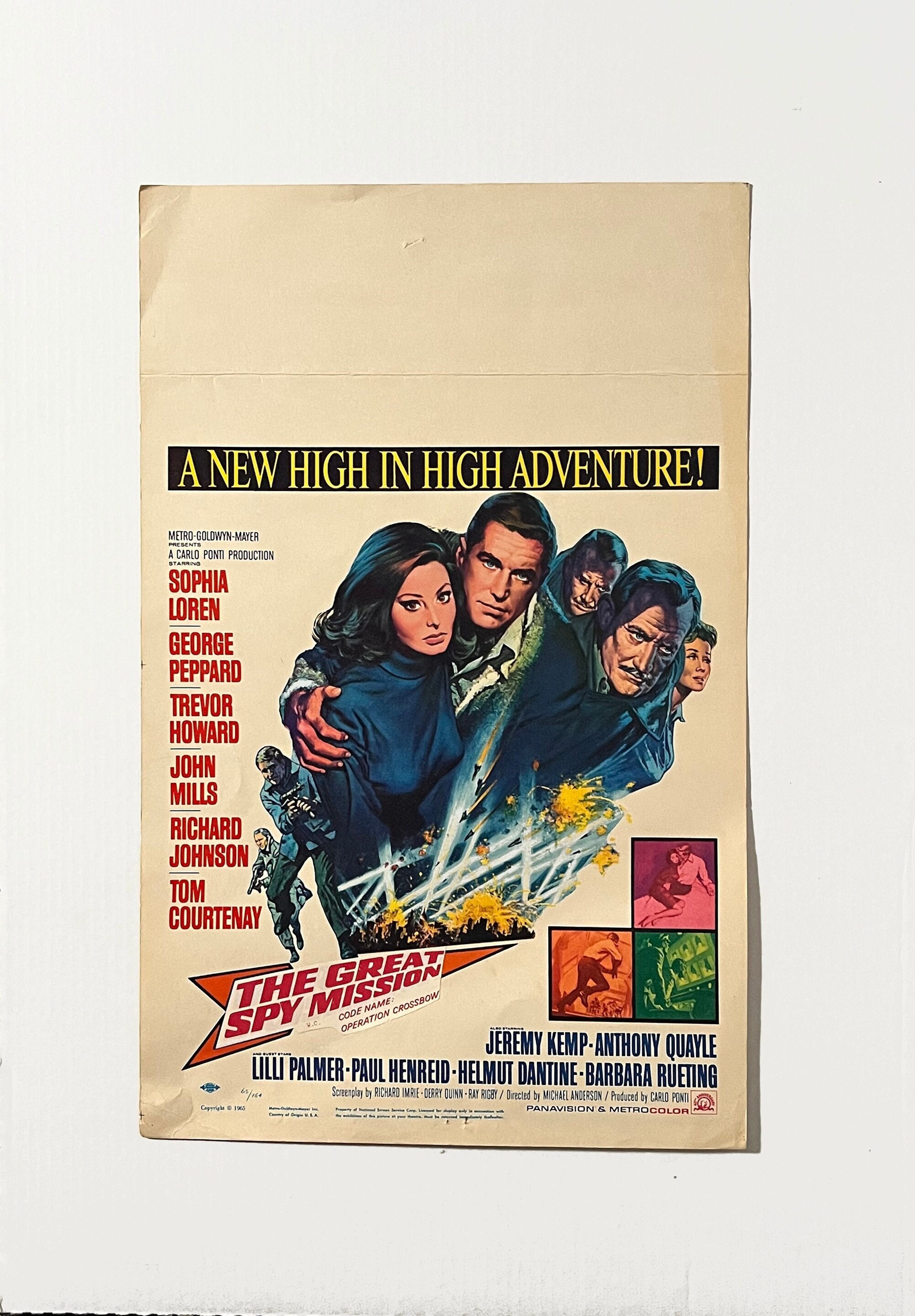 Affiche cinéma vintage originale Sofia Loren/Mastroianni - Décoration