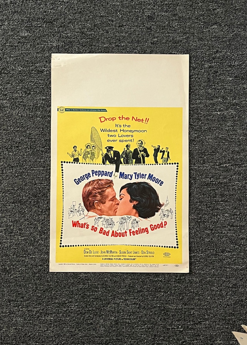 1968 what's so Bad About Feeling Good Movie Etsy