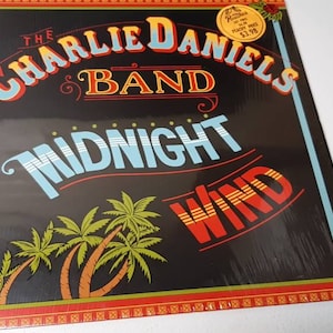 Original Record album 1977 Charlie Daniels Band MidnightWind /original Open Shrink wrap