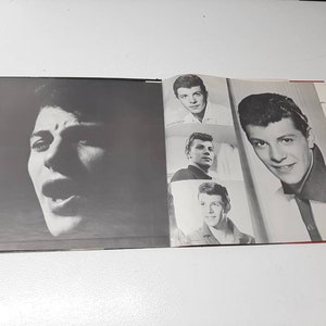 Ex Condition Frankie Avalon Swinging en un Rainbow Chancellor Record Album raro folleto & póster menta chlx5004 imagen 5