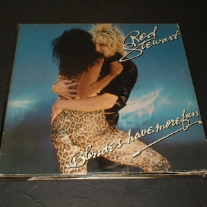 Rod Stewart Blondes Have More Fun Record Album Original Warner Bros BSK 3261