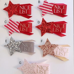 Nice List Ribbon Reusable NICE or NAUGHY LIST Badge | Santa Claus | Lapland | North Pole ...