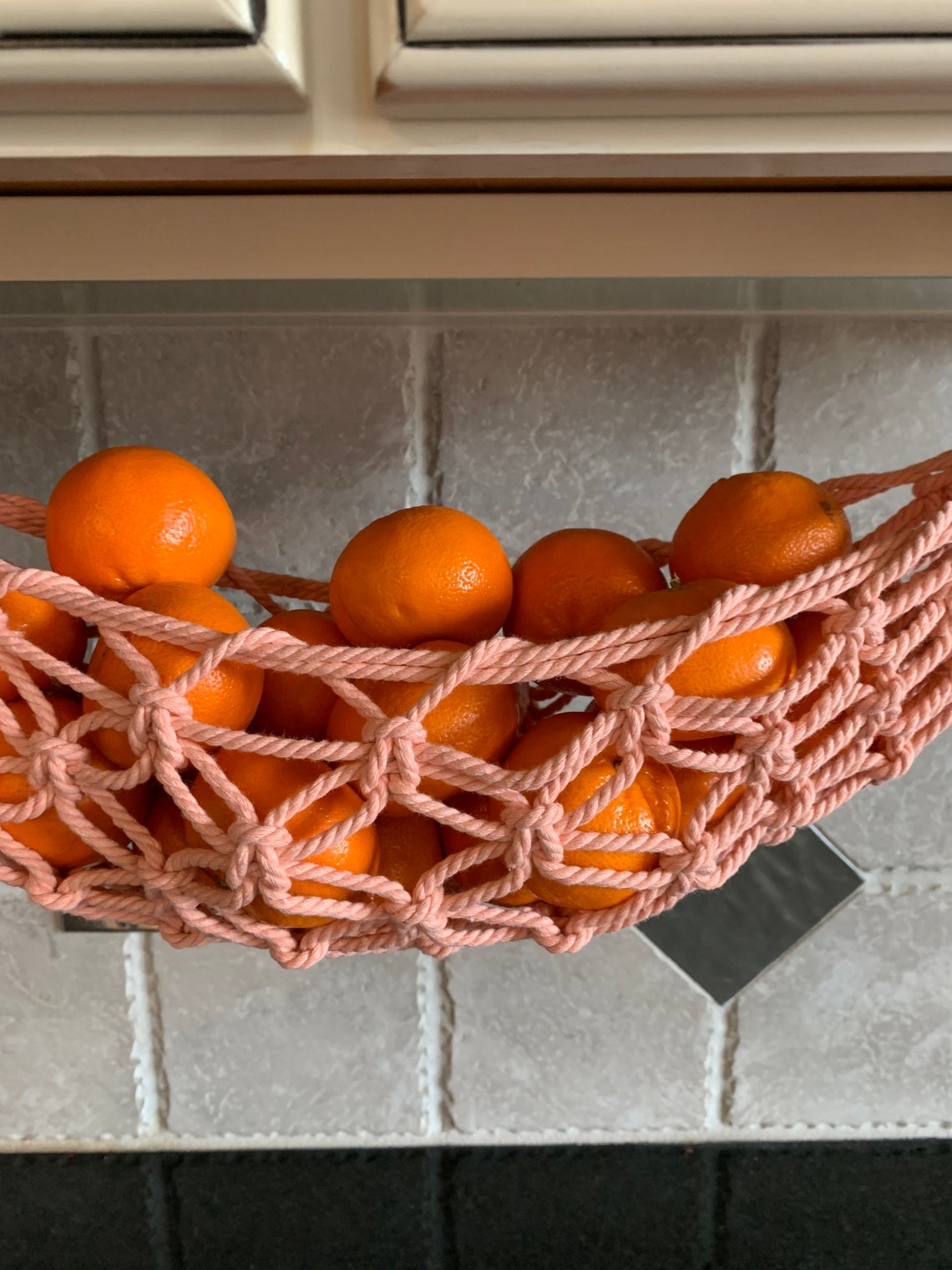 Macrame Fruit Hammock / Hanging Fruit Basket / Under Etsy