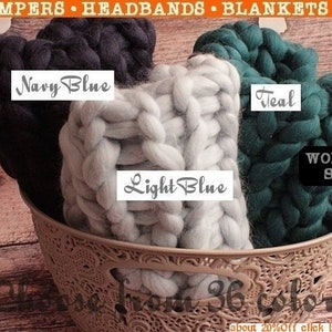 Newborn Chunky Blanket, Baby Chunky Blanket, Newborn Chunky Wool, Baby Chunky Wool, Newborn Photo Prop, Baby Photo Prop