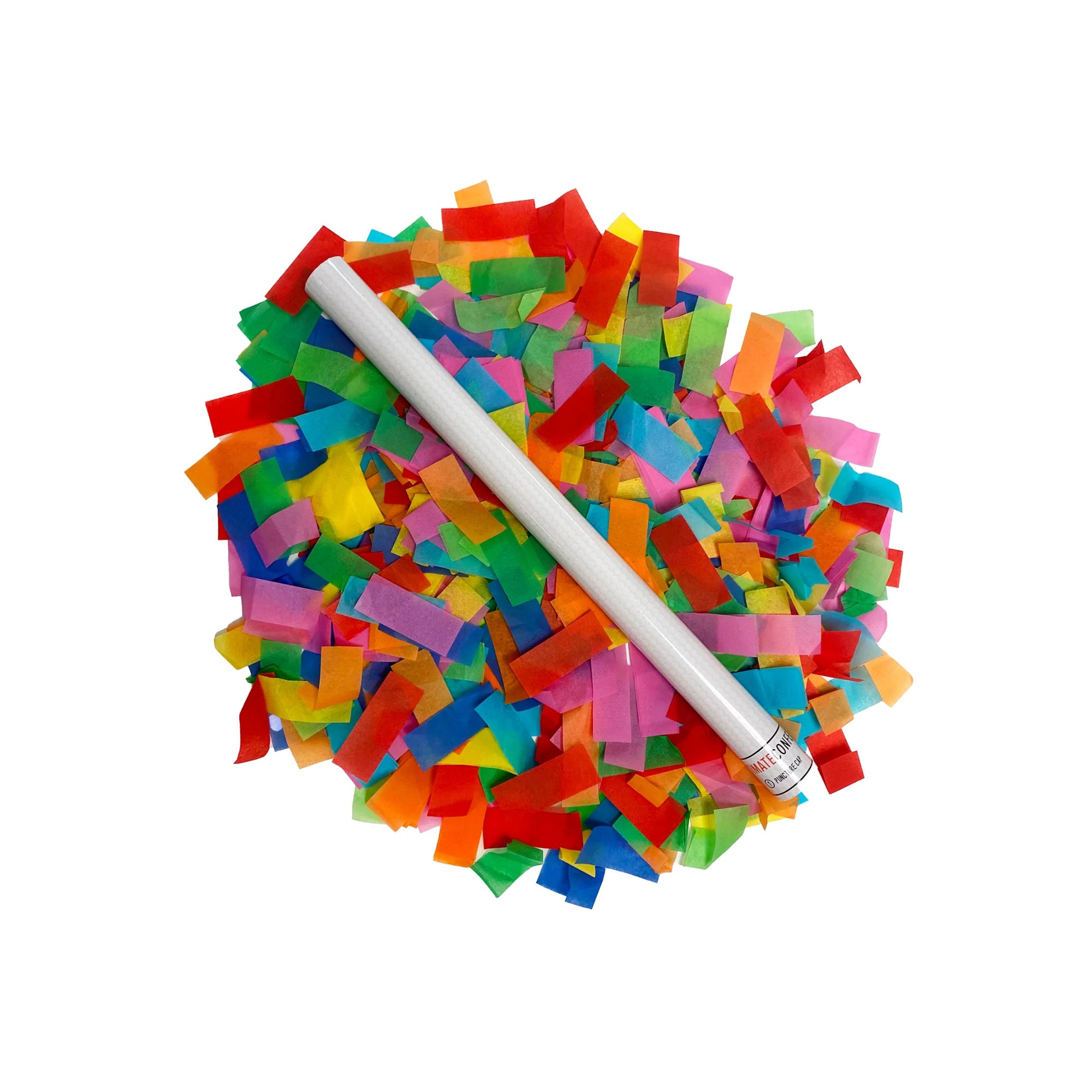 White Rice Paper Flick Stick - Water Soluble Confetti