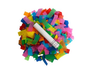 Multicolor Tissue Paper Confetti Flick Stick - 6" (Pack of 8) - Ultimate Confetti