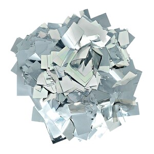 Silver Metallic Foil Confetti (1lb) - Ultimate Confetti