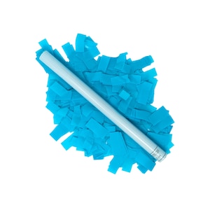Turquoise Tissue Paper Confetti Flick Stick - 14&quot; (Pack of 8) - Ultimate Confetti