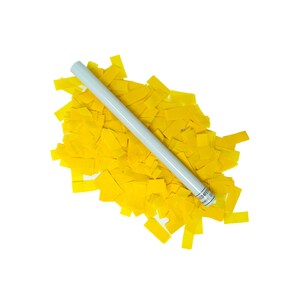 Yellow Tissue Paper Confetti Flick Stick - 14   Pack of 8  - Ultimate Confetti