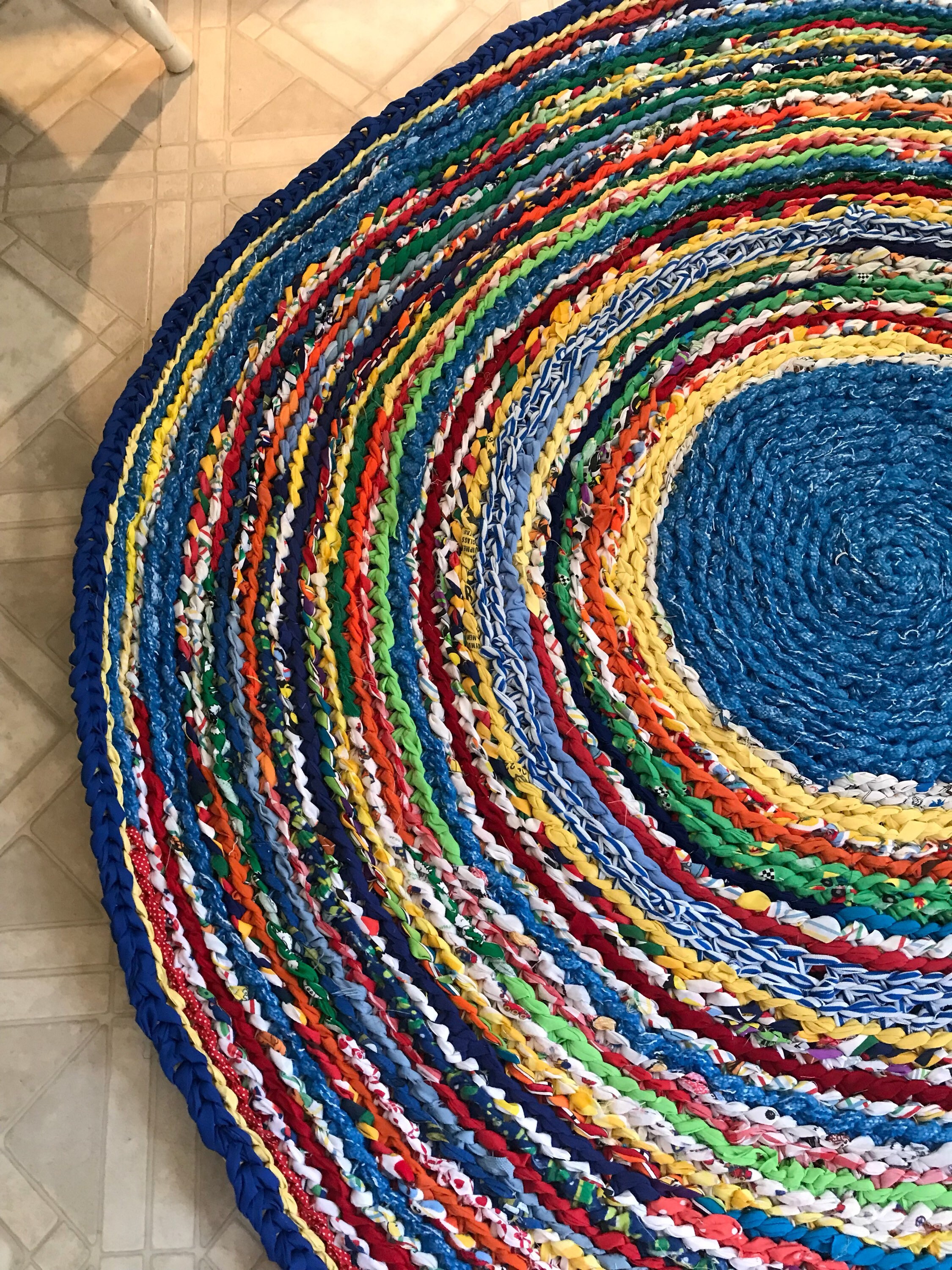 Fruit Loop Colorful Handmade Rag Rug - Etsy