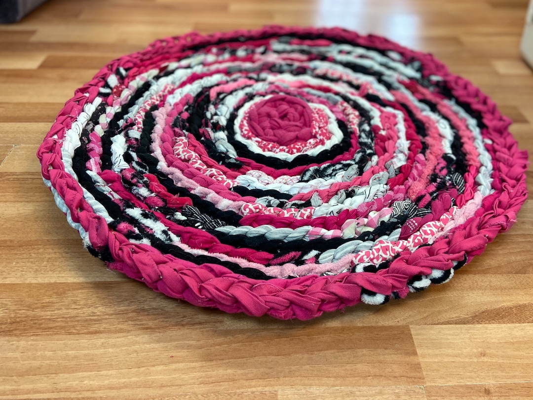 Front And Back Handmade Rug Handmade Rug With Matching Basket - Etsy